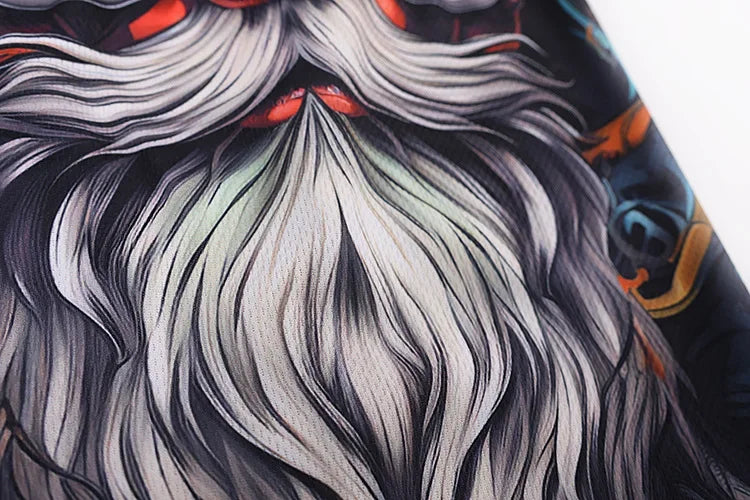Skull Print Full Face Balaclava for Motorcycle & Outdoor Sports