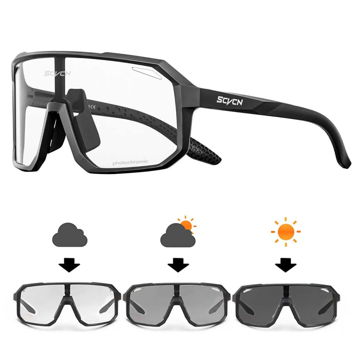 Photochromic Cycling Glasses with UV400 Protection