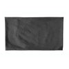 A dark gray fabric headband for hair and sports.