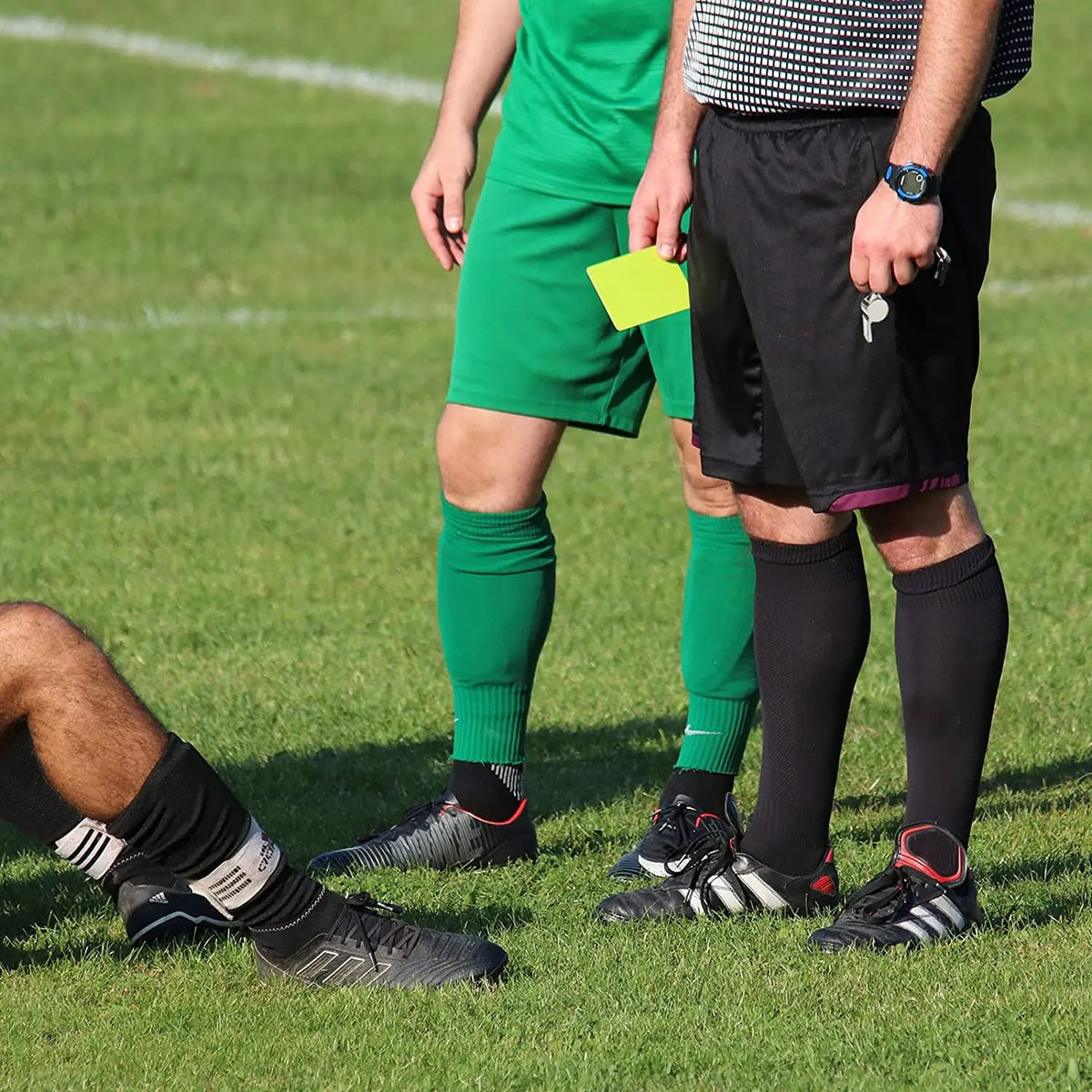 Complete Referee Kit with Whistle, Cards, and Notebook
