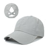 Quick-Dry Mesh Ponytail Baseball Cap