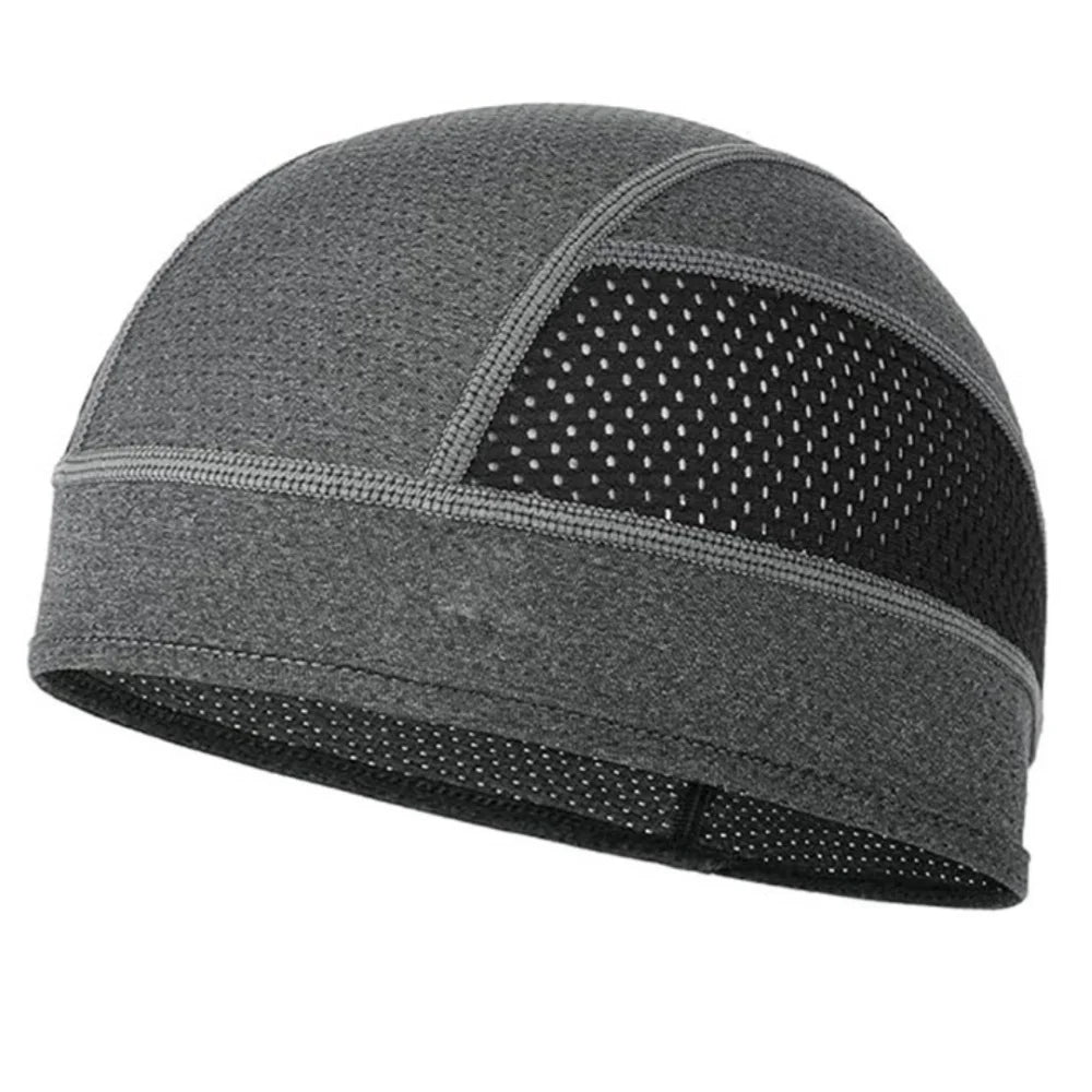 Breathable Mesh Cycling Skull Cap with Sweat-Wicking Liner