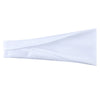 Bandeau élastique blanc pour les cheveux et le maquillage