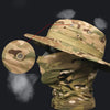 Camouflage Boonie Hat with Attached Face Mask