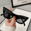 Vintage Cat-Eye Square Sunglasses