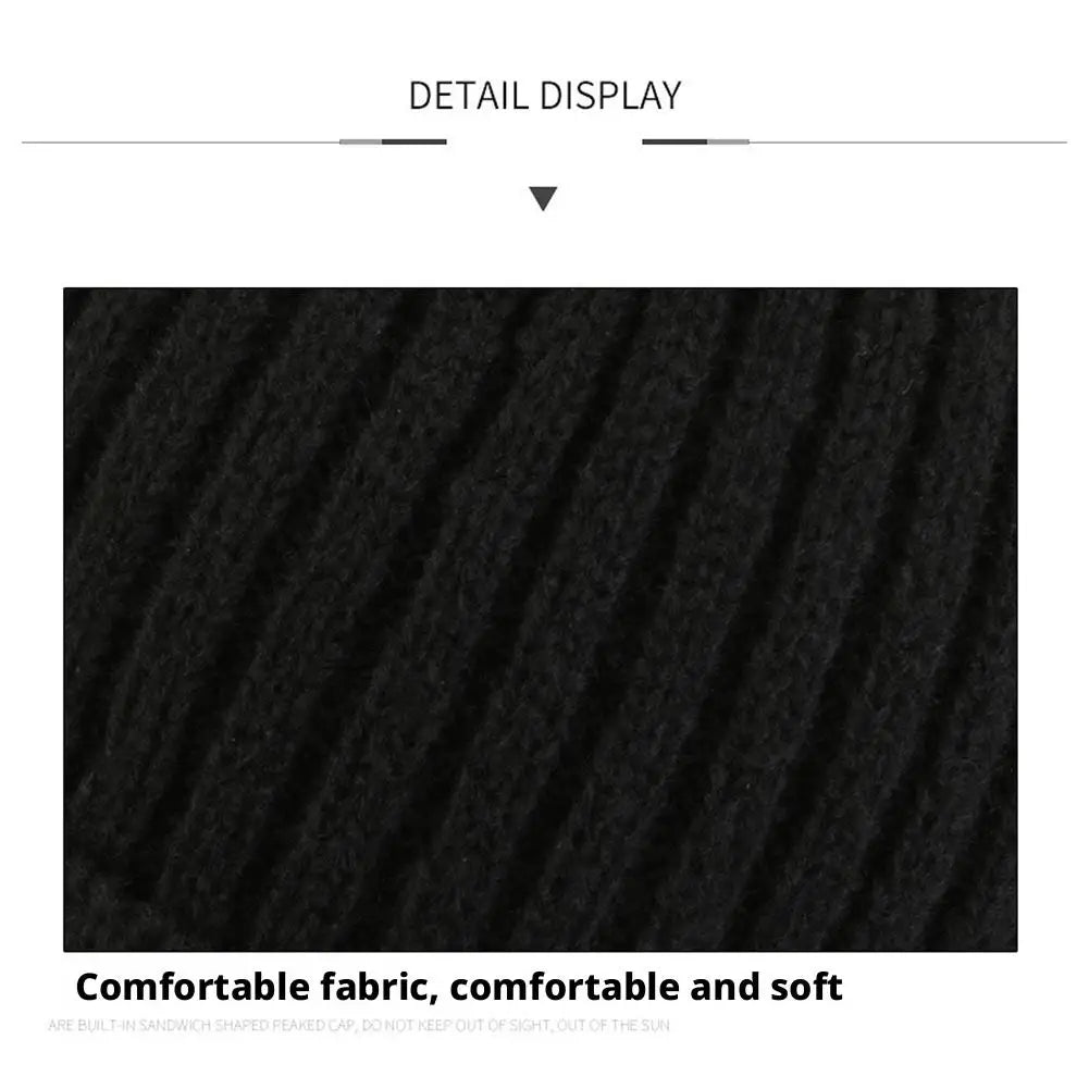 Fleece-Lined Knit Beanie for Men and Women