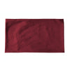 A rectangular piece of deep maroon fabric used for boho headbands or sports accessories.
