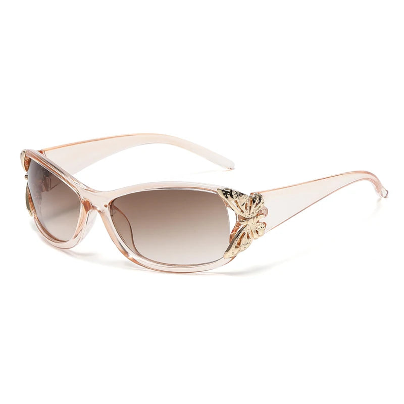 Butterfly Cat-Eye Sunglasses with UV400 Protection
