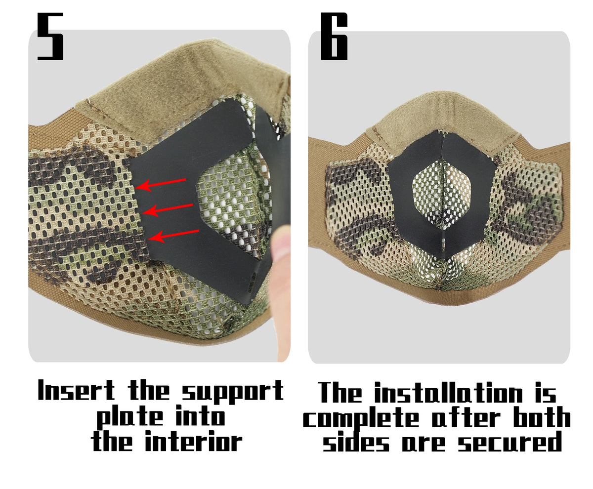Tactical Anti-Fog Face Mask for Hunting and Airsoft