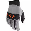 Black and gray heavy duty full finger off-road motorcycle gloves
