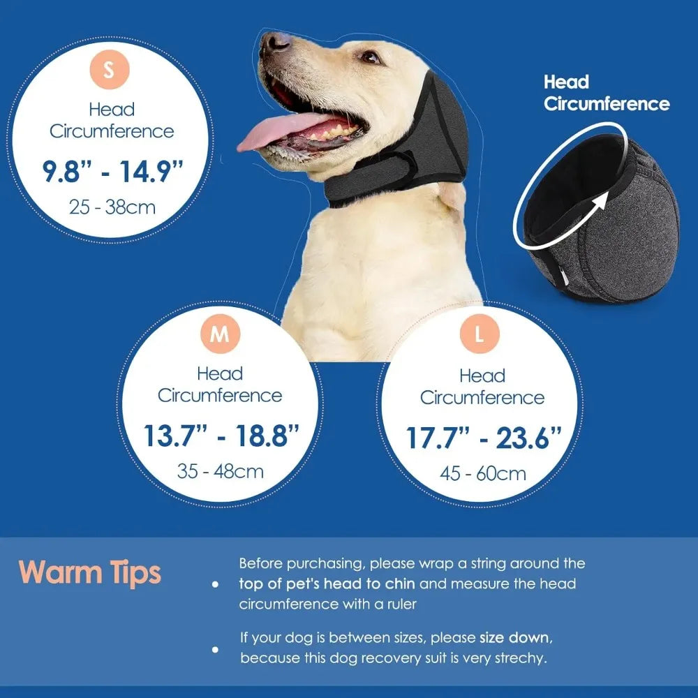 Calming Dog Ear Muffs for Swimming, Grooming & Noise Relief