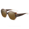 Vintage Oversized UV400 Sunglasses with Fit-Over Design