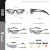 Photochromic Polarized Sports Sunglasses with UV400 Protection