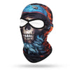 Skull Print Full Face Balaclava for Motorcycle & Outdoor Sports