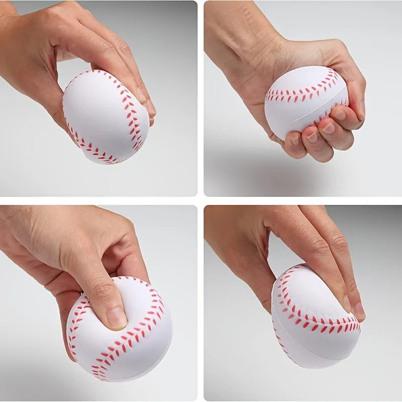 PU Foam Baseball & Softball Training Balls - 6 Pack