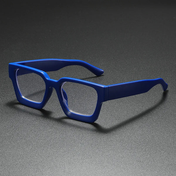 Retro Square Blue Light Blocking Glasses for Men and Women