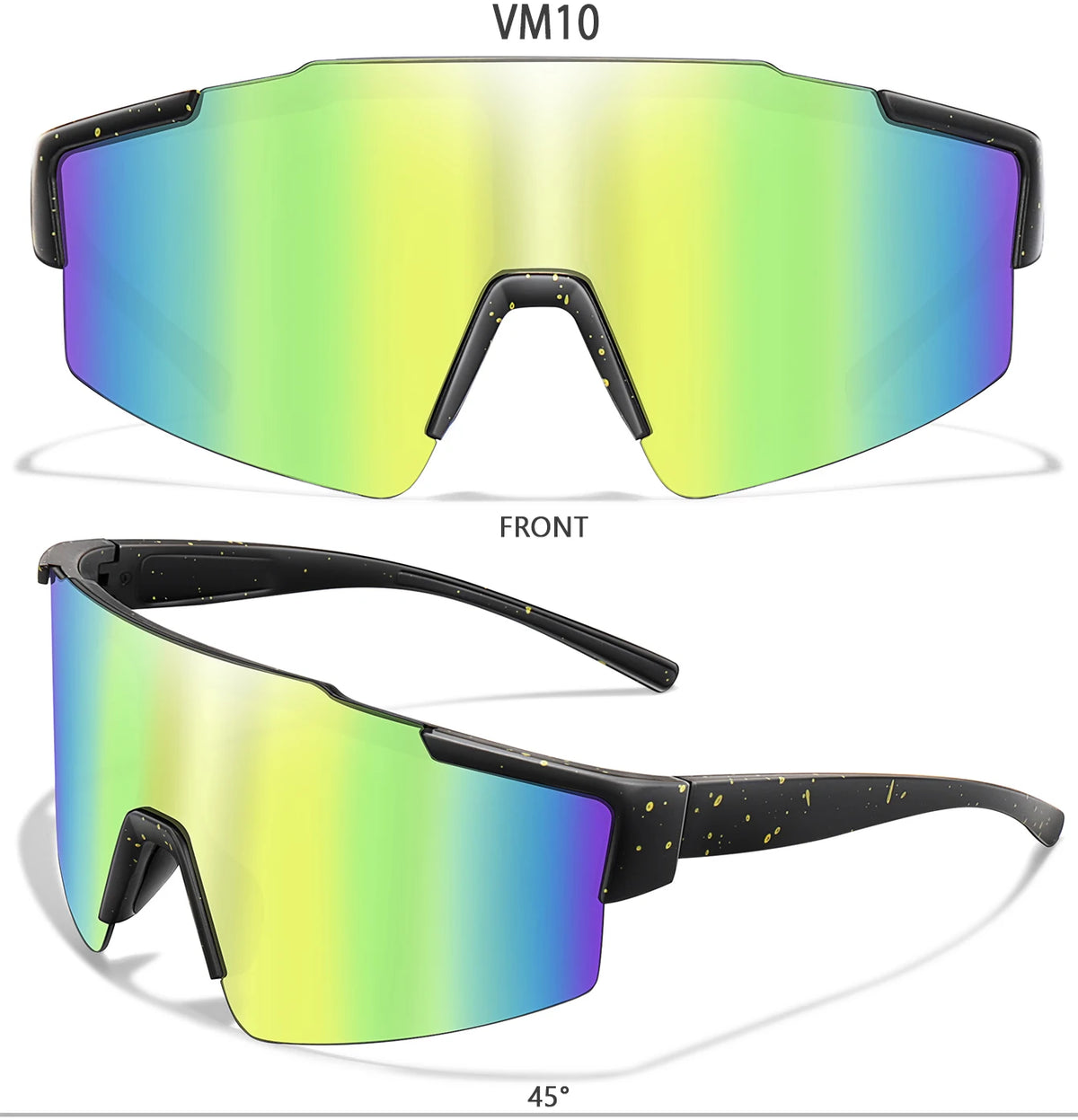 UV400 Polarized Sports Sunglasses (3-Pack)