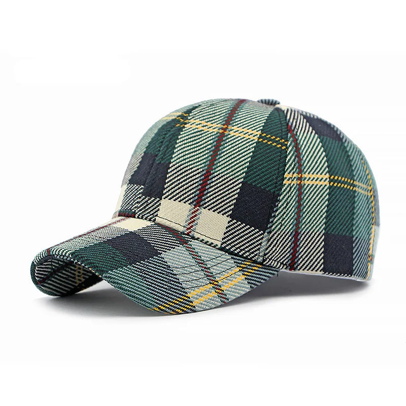 Vintage Houndstooth Baseball Cap