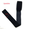 Black stretch velvet elastic headband with a 38mm width and a 2yard lot.