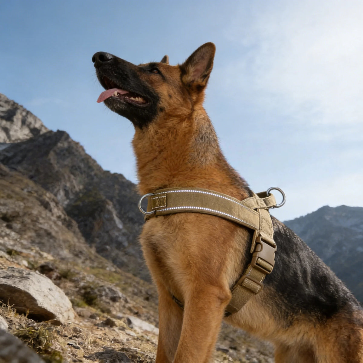 Heavy-Duty No-Pull Dog Harness with Reflective Vest