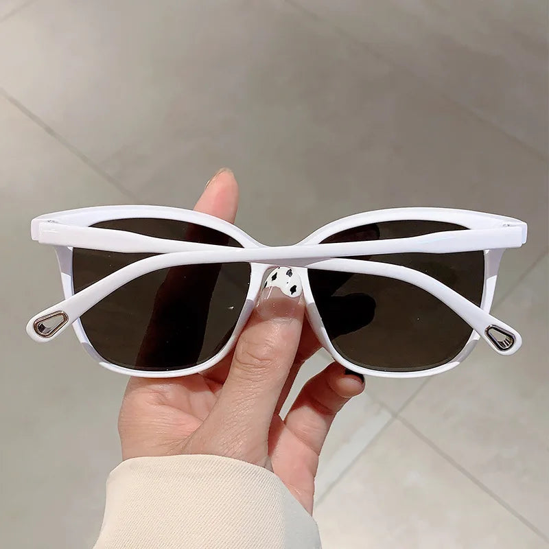 Retro Square Sunglasses with UV400 Protection