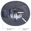 UPF 50+ Sun Protection Bucket Hat with Detachable Neck Flap