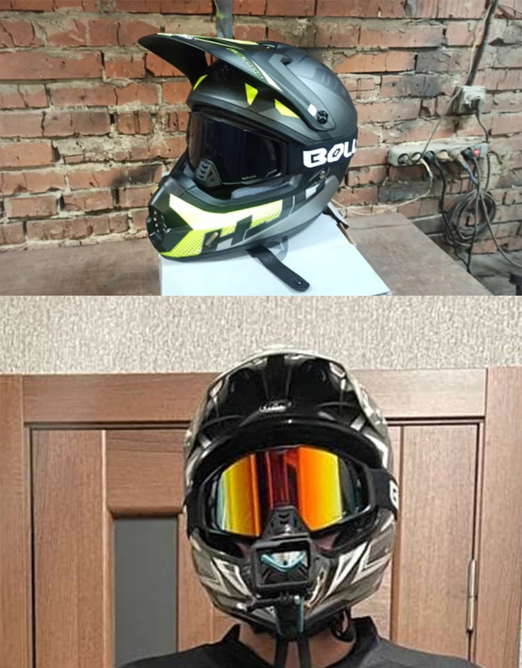 Dustproof Motocross Goggles with UV400 Photochromic Lens
