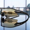 Polarized Sport Sunglasses with 3 Interchangeable Lenses