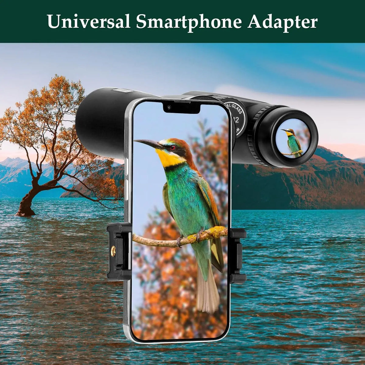 12x50 ED Professional Binoculars with Phone Adapter