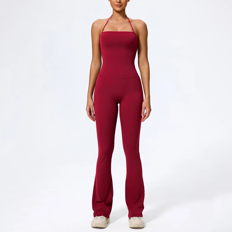 Sleek Women's Yoga & Gym Training Bodysuit