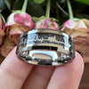 Fashion Tungsten Carbide Engagement Ring