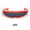 Futuristic Cyclops Visor Sunglasses with UV400 Protection
