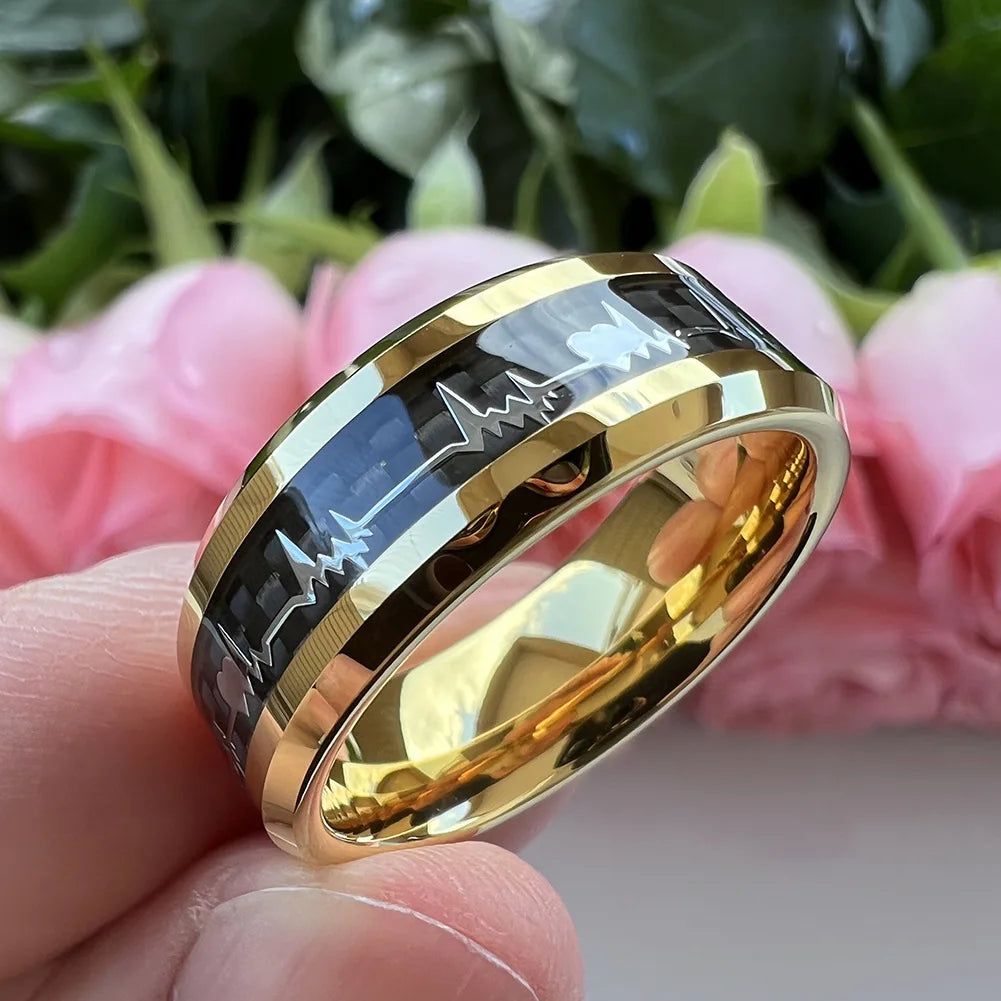 Fashion Tungsten Carbide Engagement Ring