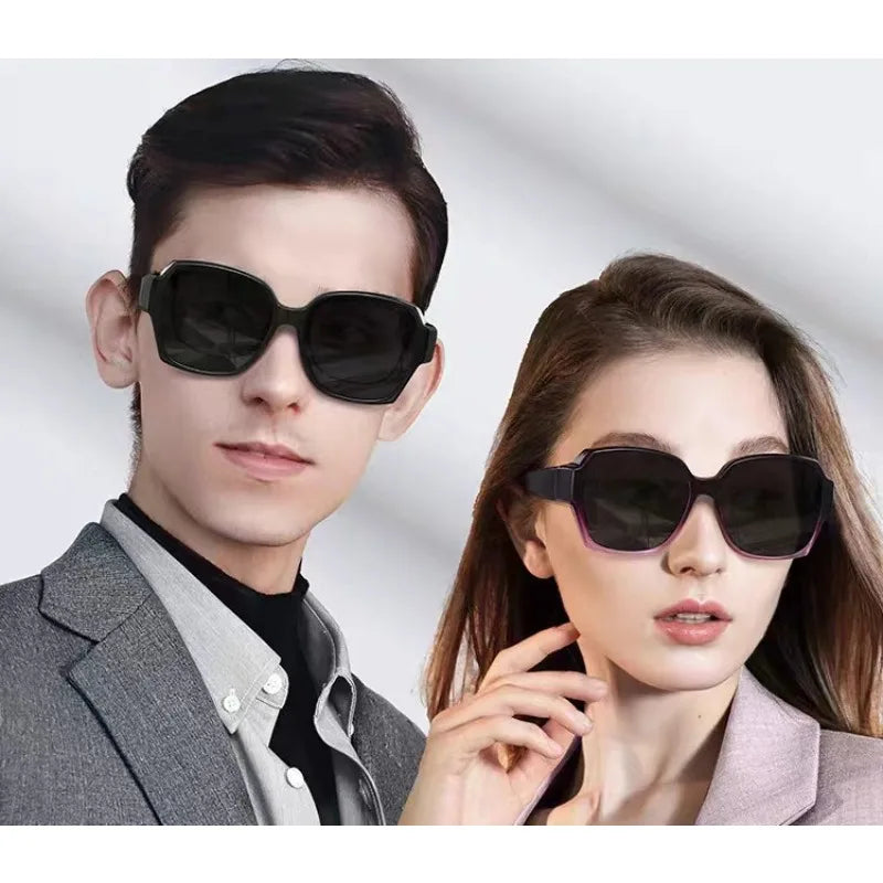 Vintage Oversized UV400 Sunglasses with Fit-Over Design