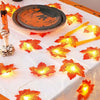 Maple Leaf LED String Lights – Battery Operated Waterproof Decor