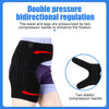 Black compression support brace for the waist and legs, featuring double pressure bidirectional regulation.