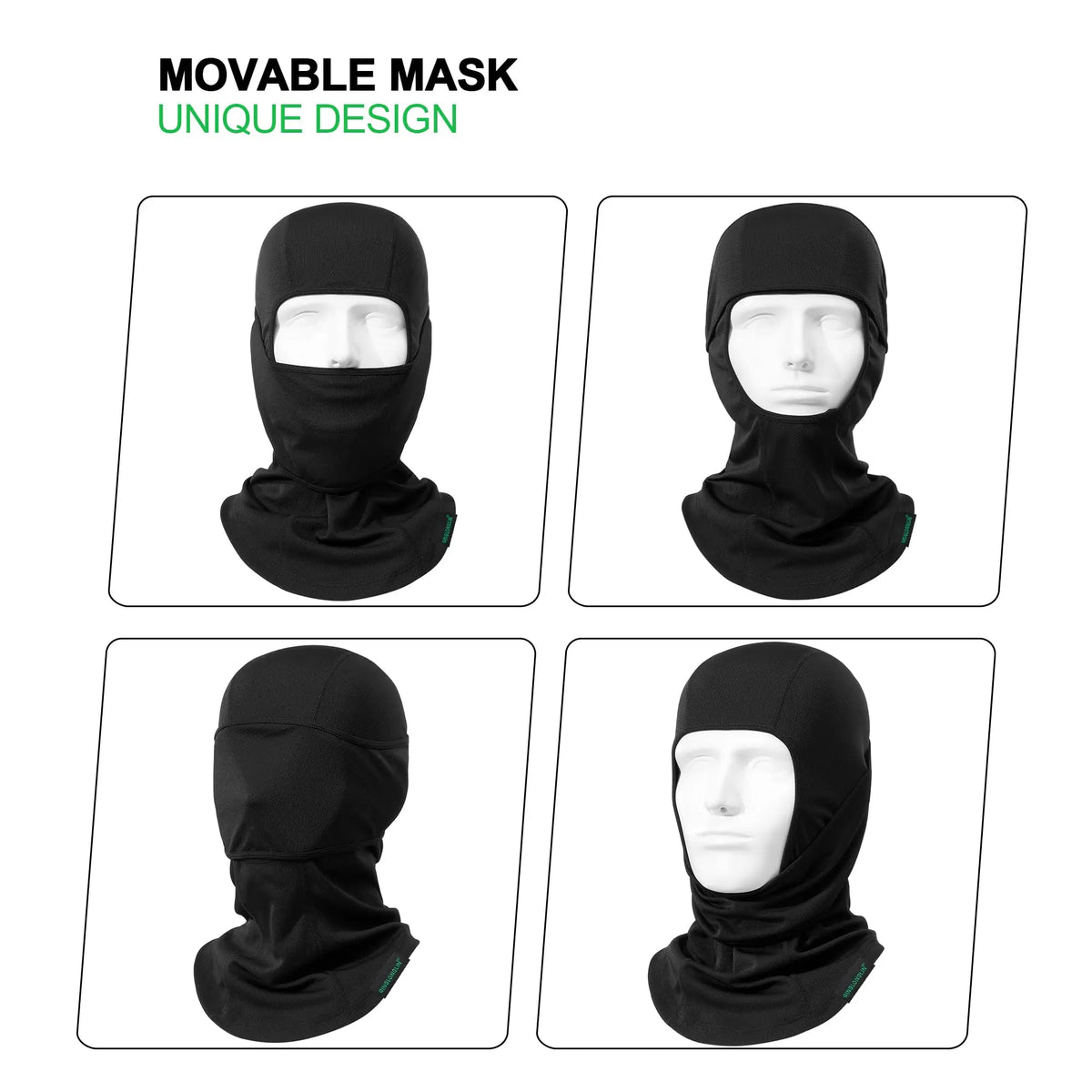 Breathable Full Face Balaclava for Skiing and Outdoor Sports