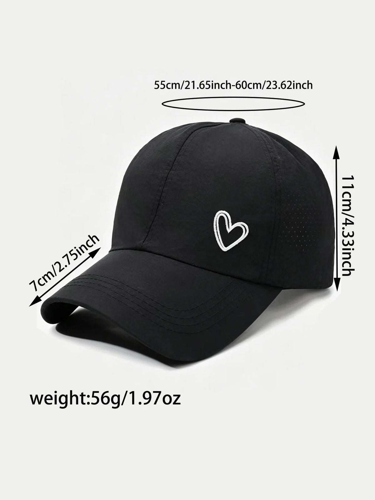 Women's Quick-Dry Ponytail Baseball Cap with Sun Protection
