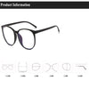 Women's Round Frame Blue Light Blocking Myopia Glasses