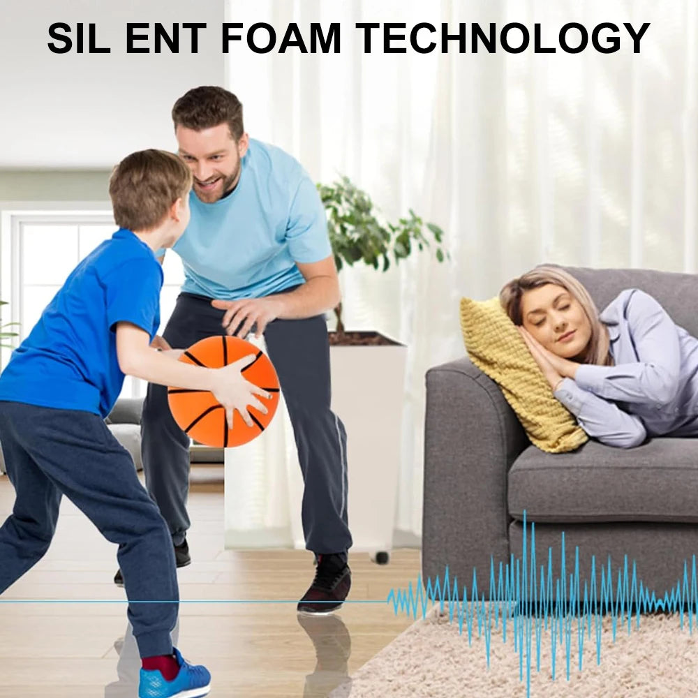 Quiet Foam Training Basketball for Indoor Use