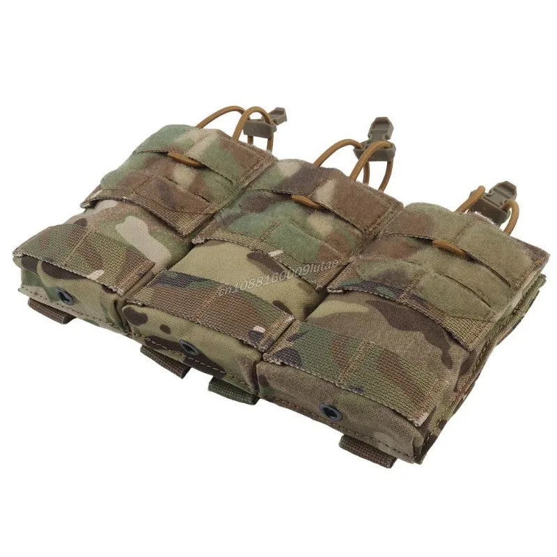 Olive drab tactical magazine pouch designed for plate carriers