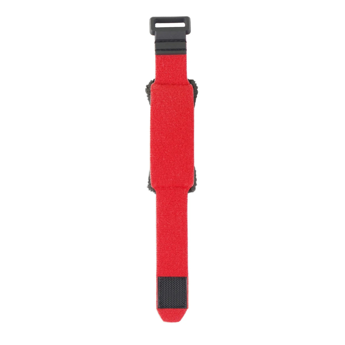 Red silent mute damper tape with black accents for string noise reduction