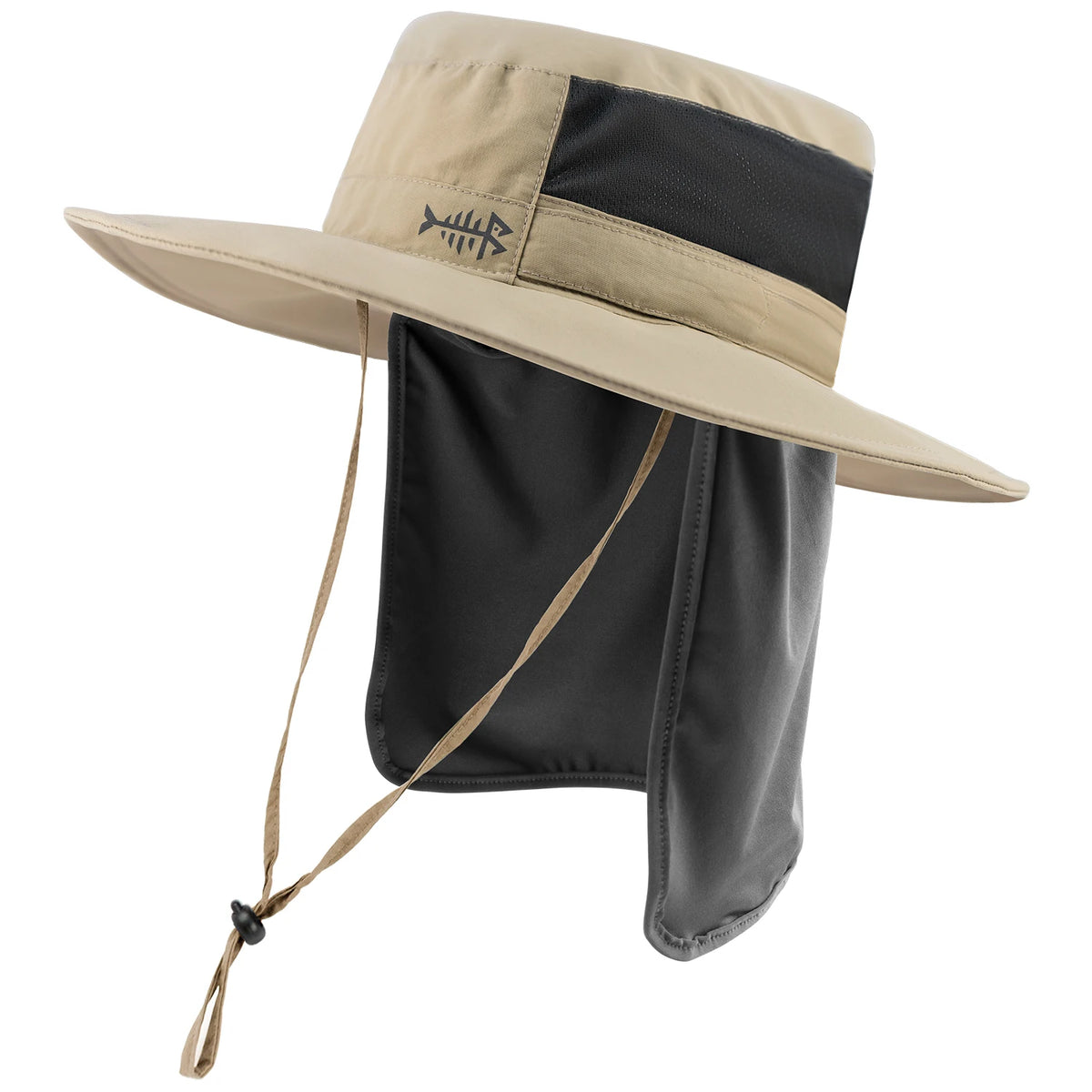 UPF 50+ Sun Protection Bucket Hat with Detachable Neck Flap