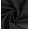 Close-up of a black soft breathable mesh balaclava face mask fabric.