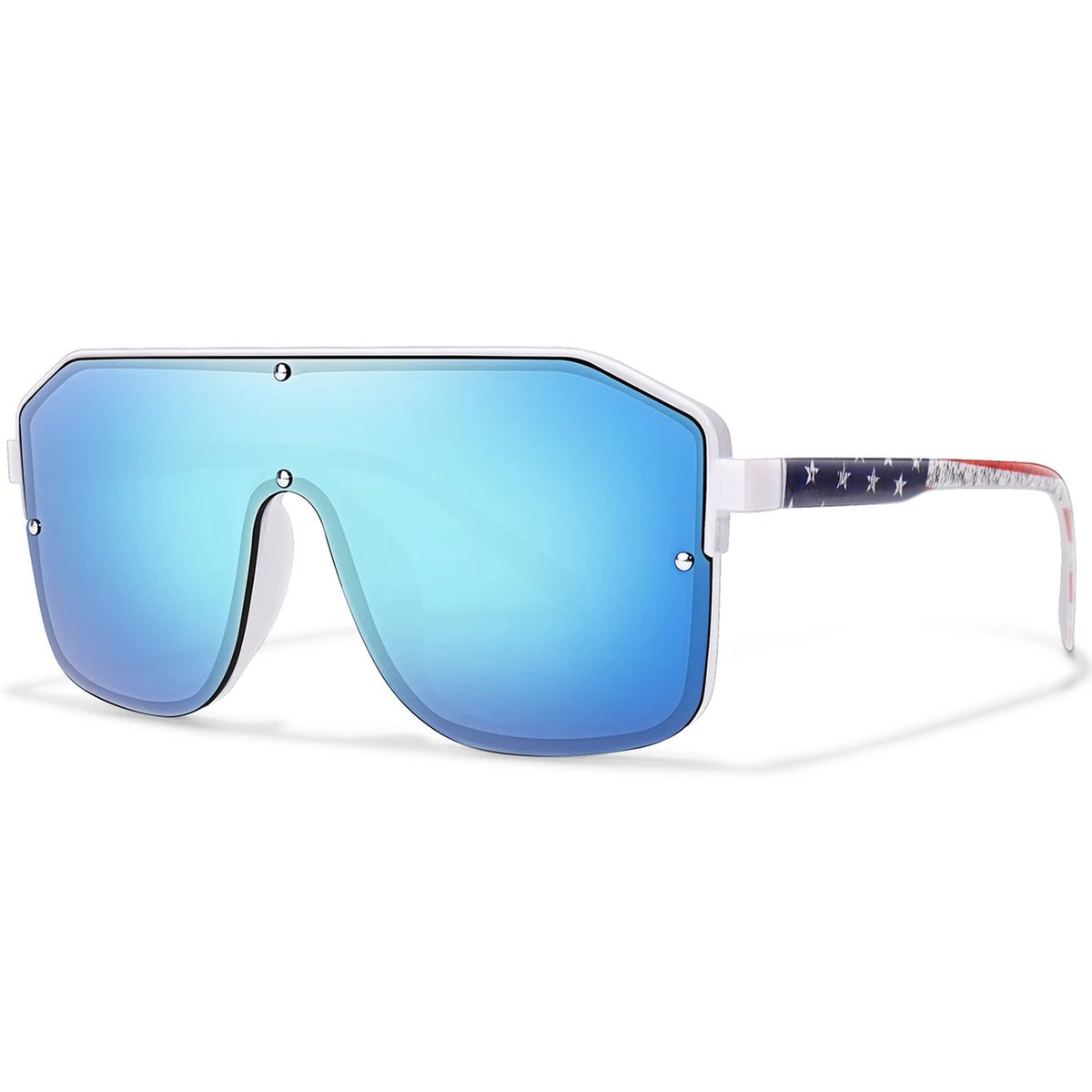 Square Frame Sunglasses for Men and Women — UV Protection for Sports and Driving