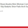 Adjustable Height Increase Insoles with Shock Absorption