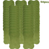 A pack of 60 self-heating lumbar spine patches in olive green.