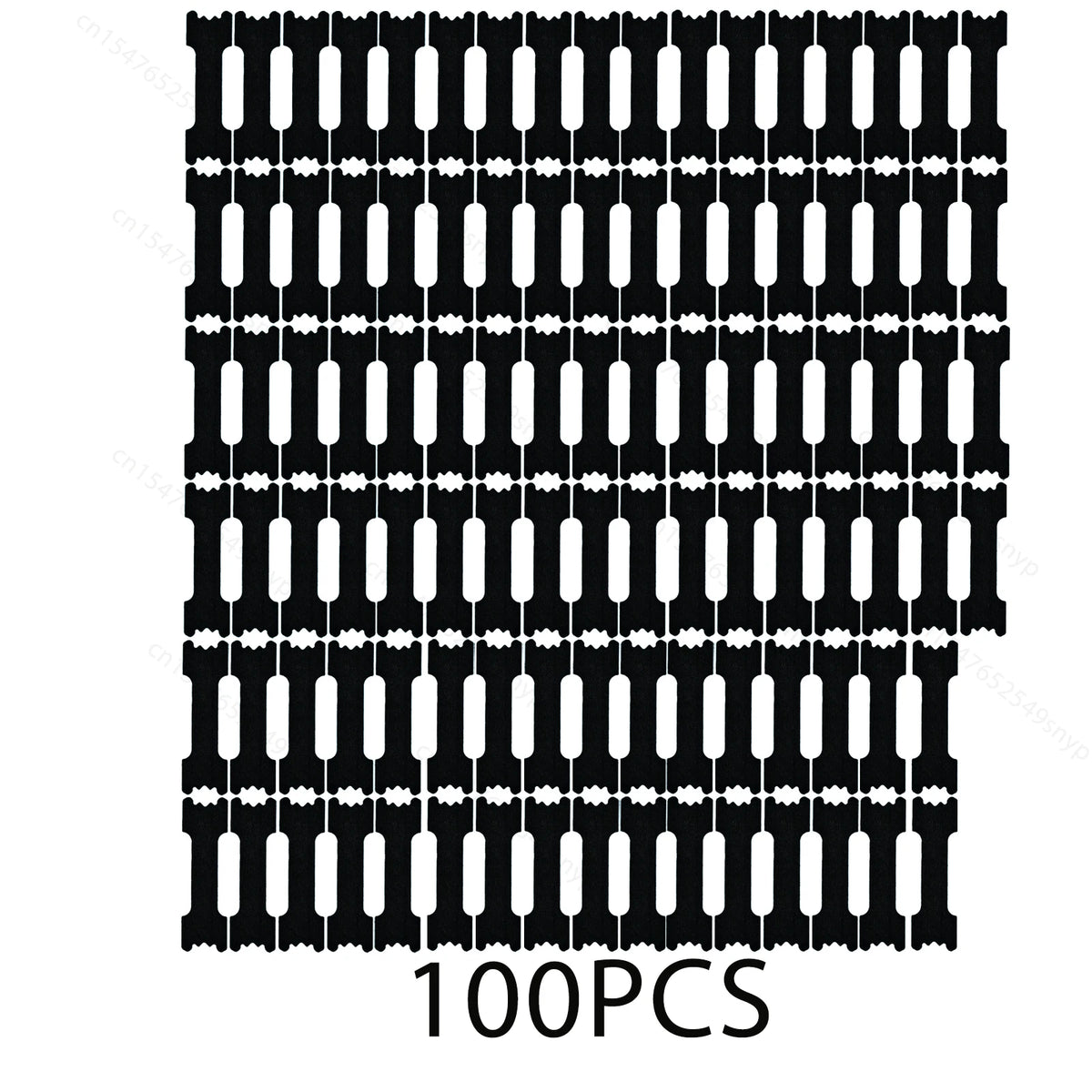 A grid pattern of black extra strength nasal strips for snoring relief.