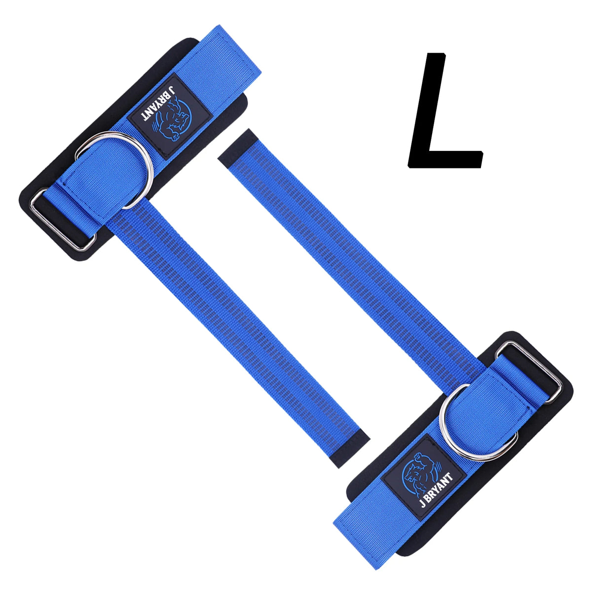 Adjustable Sliding D-Ring Wrist Cuffs for Gym Training