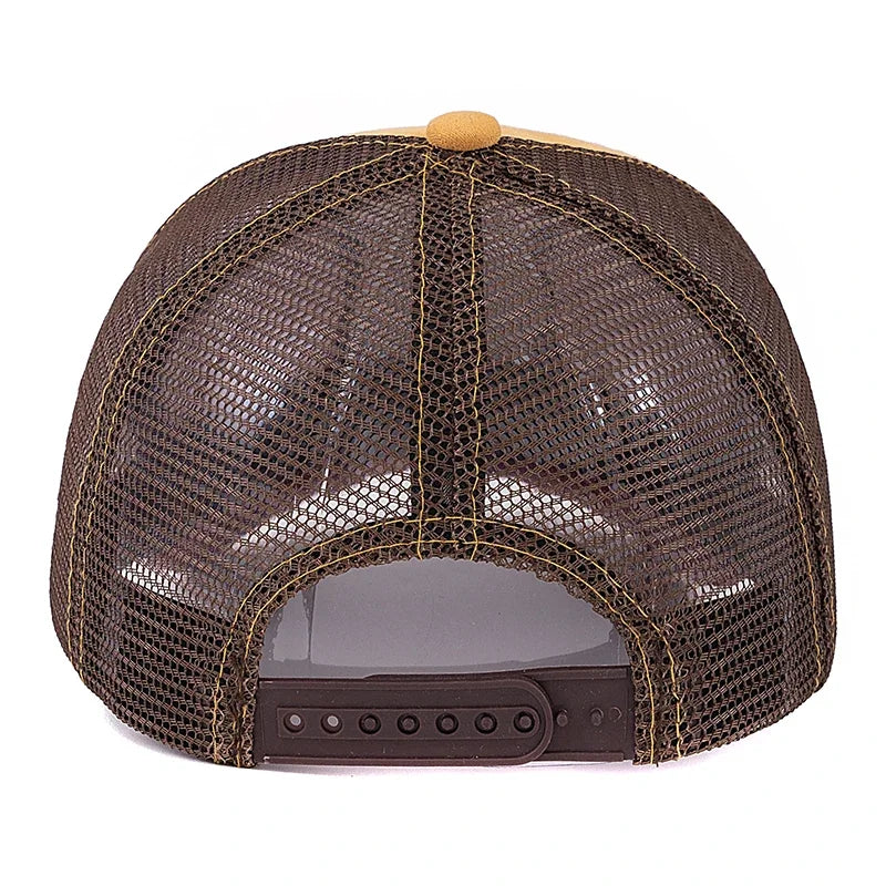 Animal Print Baseball Cap with Adjustable Strap
